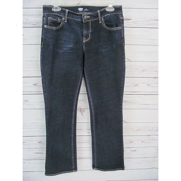 Old Navy Jeans Womens Size 6 Short (29 x 29) Diva Bootcut Stretch Dark Wash EUC - Picture 10 of 12